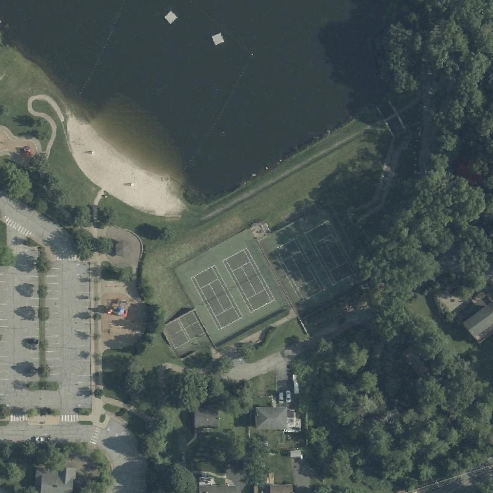 Aerial map of Highland Lakes Beach 1