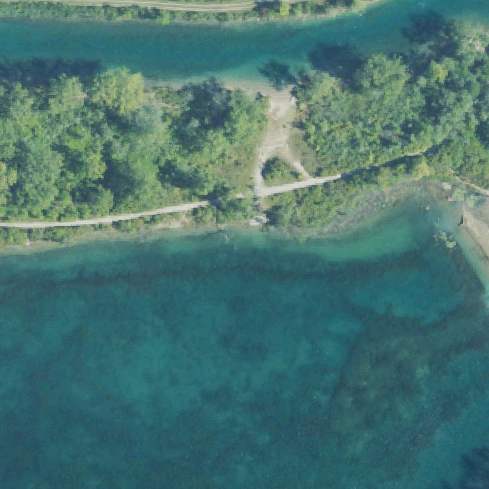 Aerial map of Hipster Beach