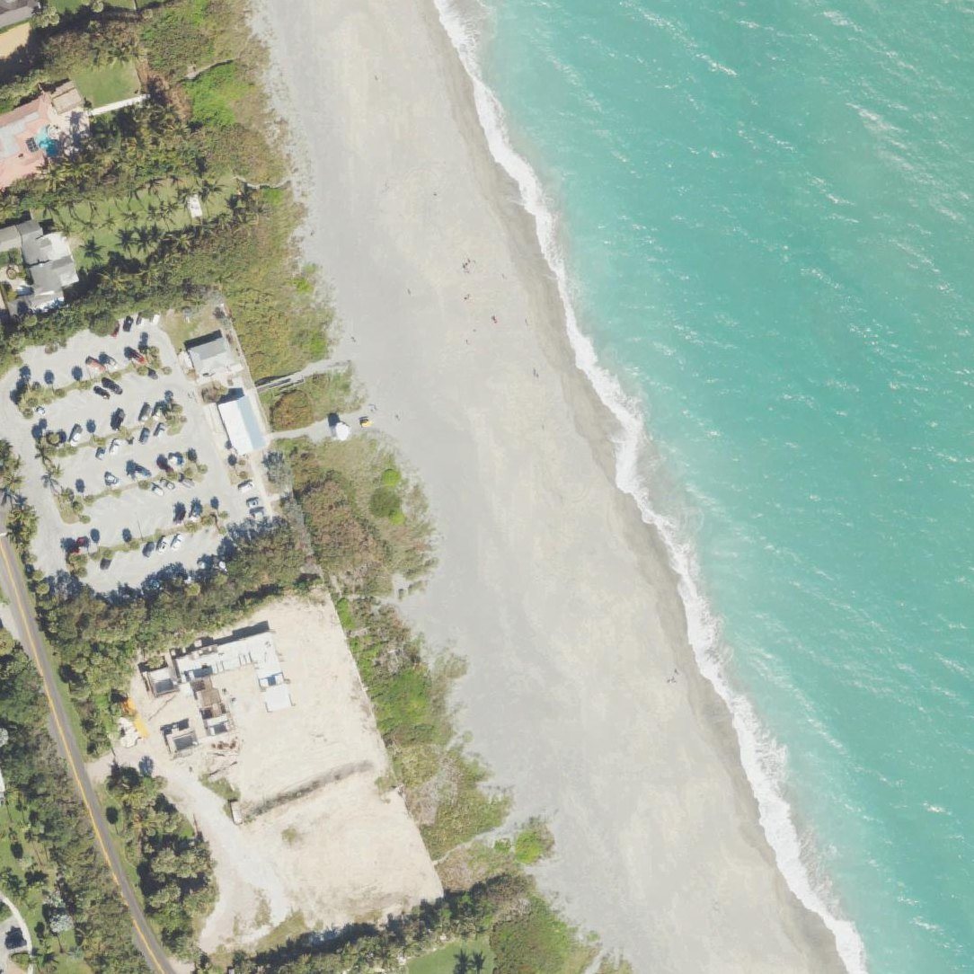 Aerial map of Hobe Sound Beach