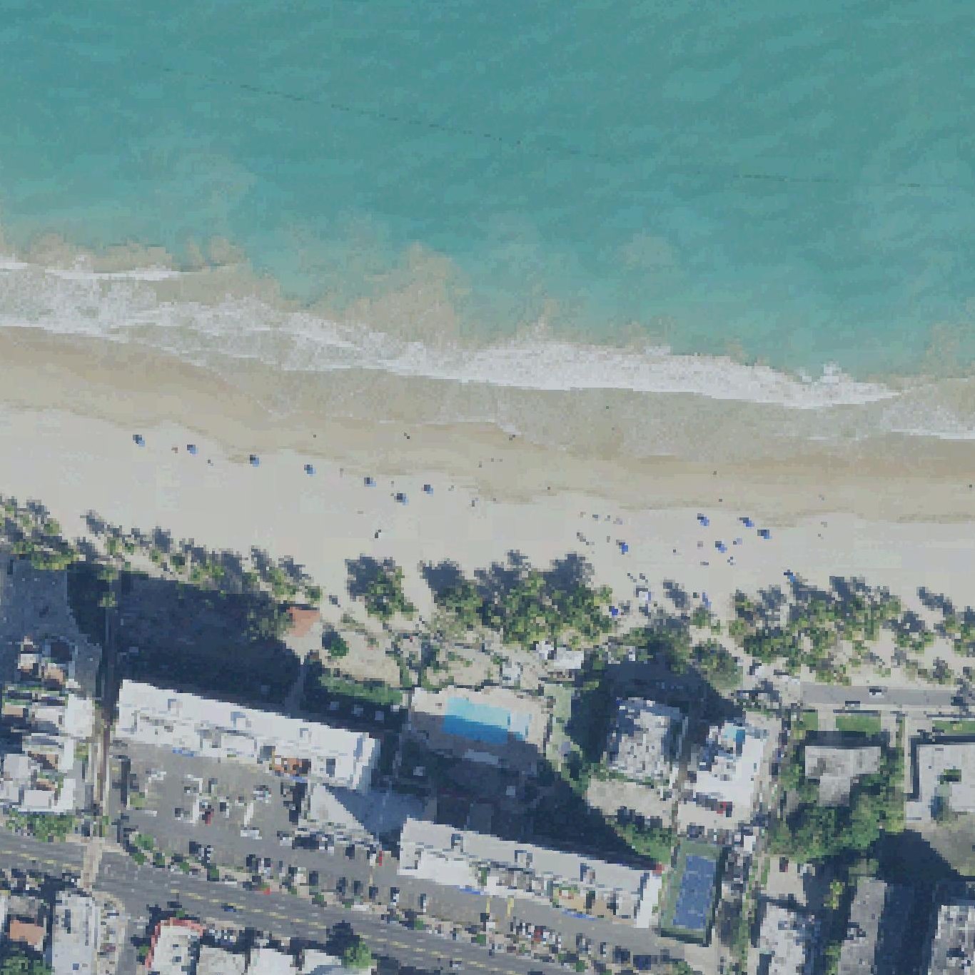 Aerial map of Hobie Beach