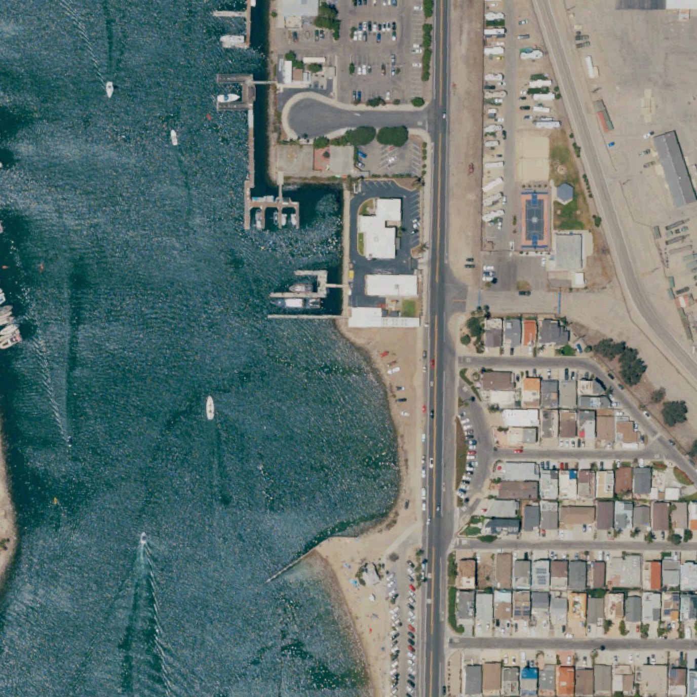 Aerial map of Hobie Beach