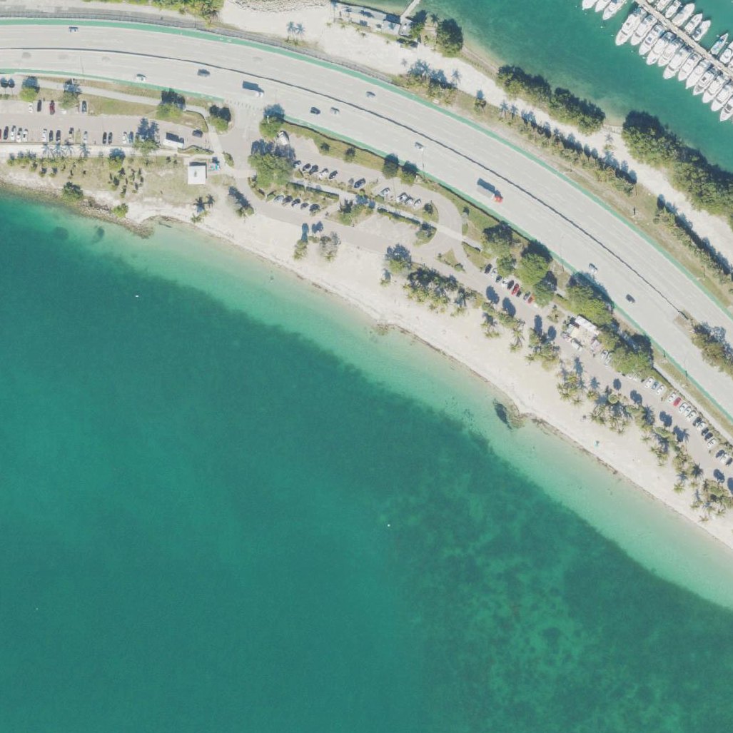 Aerial map of Hobie Island Beach Park