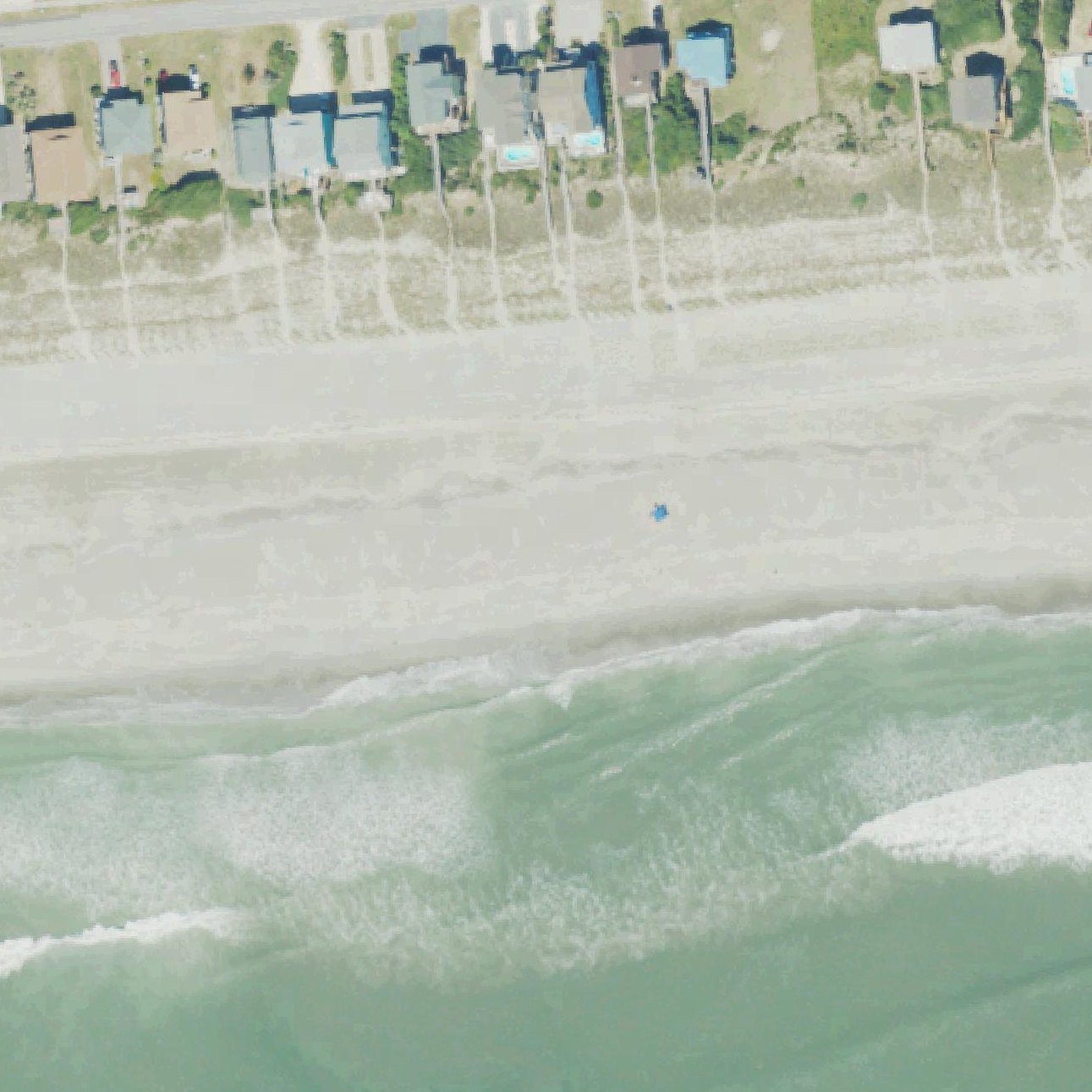 Aerial map of Holden Beach