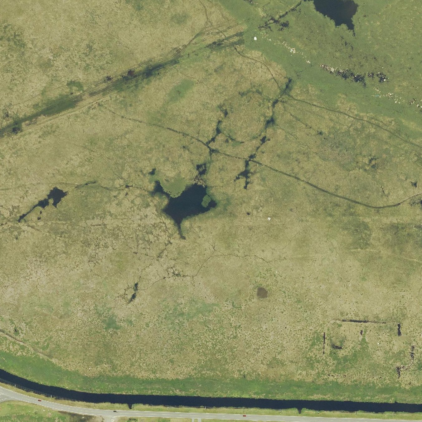 Aerial map of Holly Beach