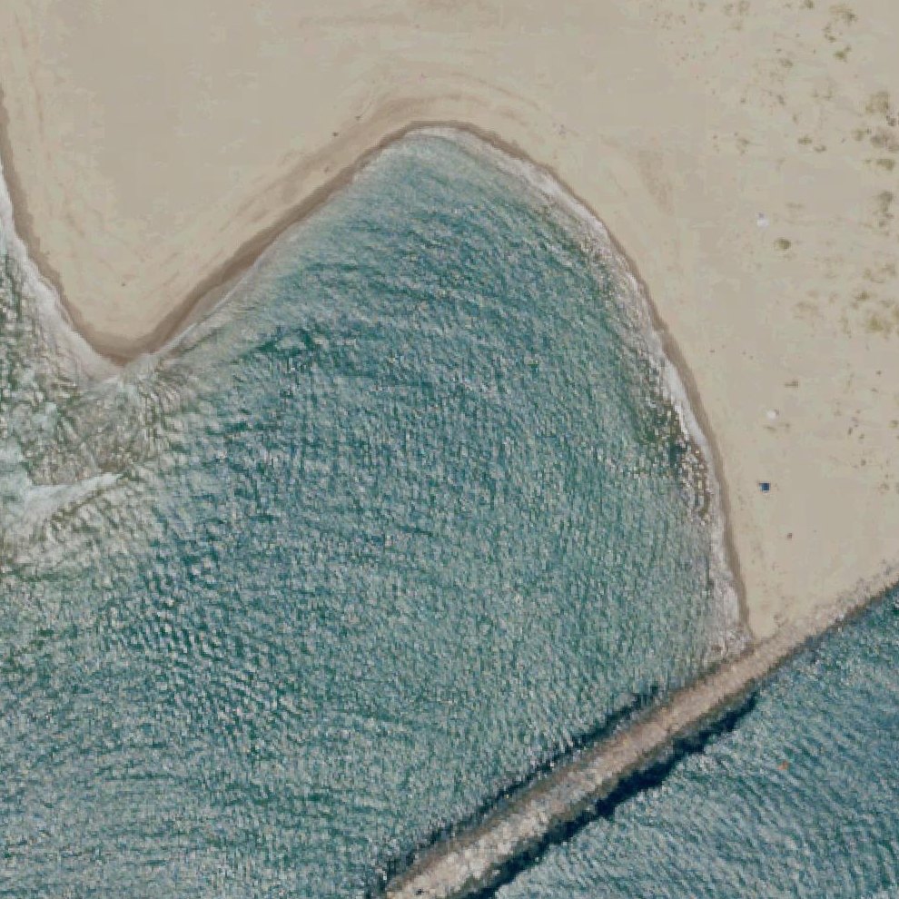 Aerial map of Hollywood Beach