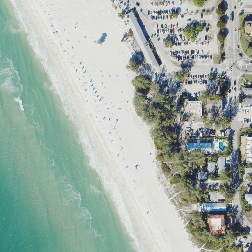 Aerial map of Holmes Beach