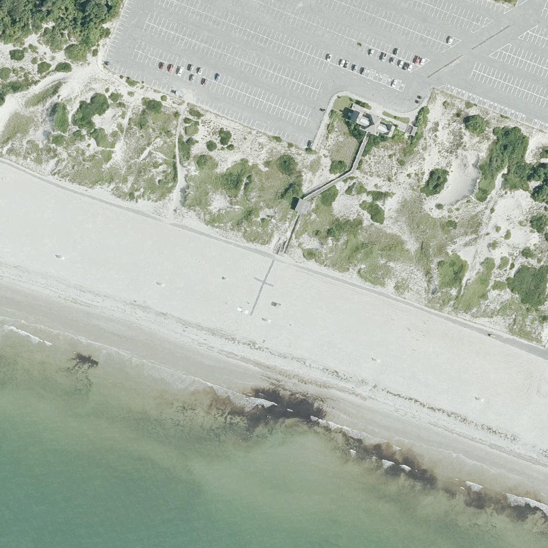 Aerial map of Horseneck Beach