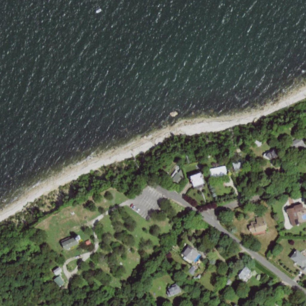Aerial map of Horton’s Point Beach