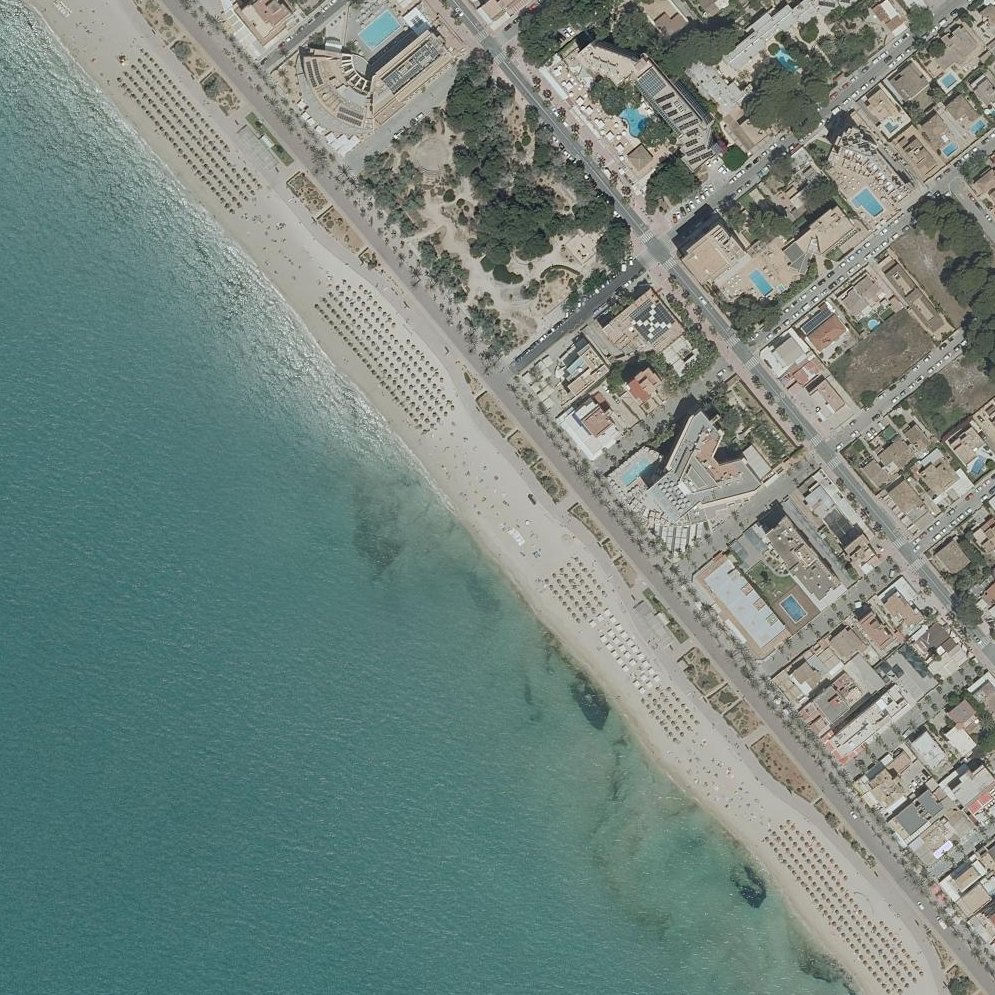 Aerial map of Hotel Garonda - Dachterasse - Rooftop-Bar