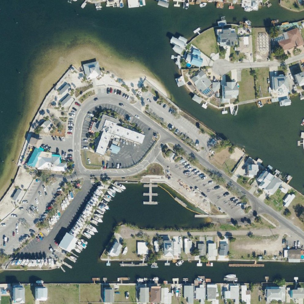 Aerial map of Hudson Beach Florida
