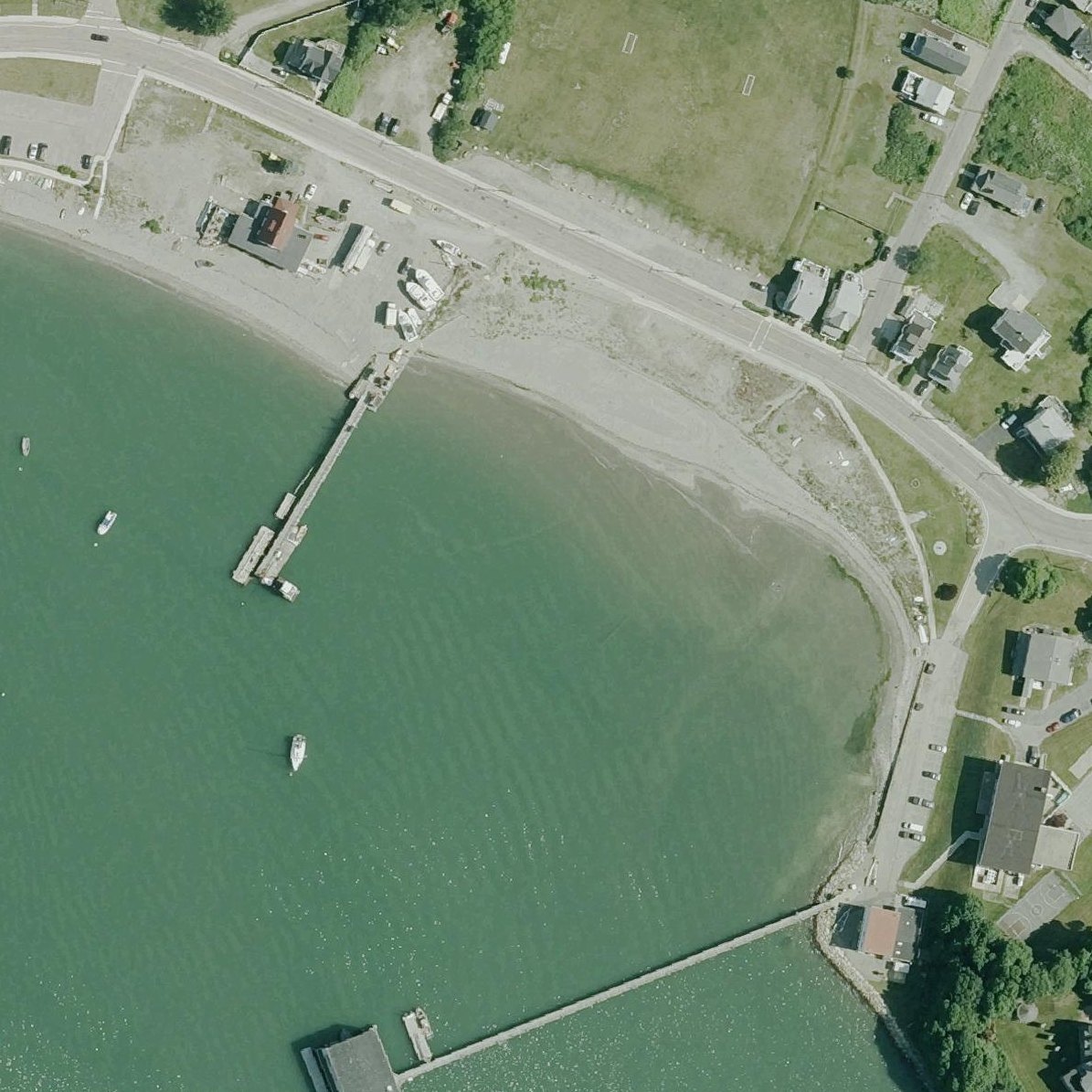 Aerial map of Hull Village Beach