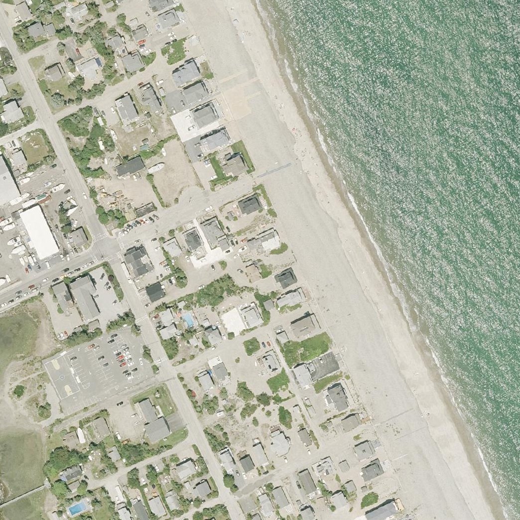 Aerial map of Humarock Beach