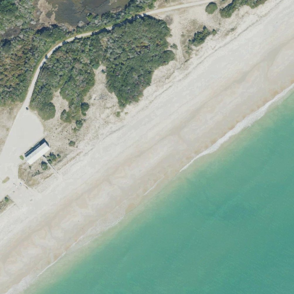 Aerial map of Hurst Beach