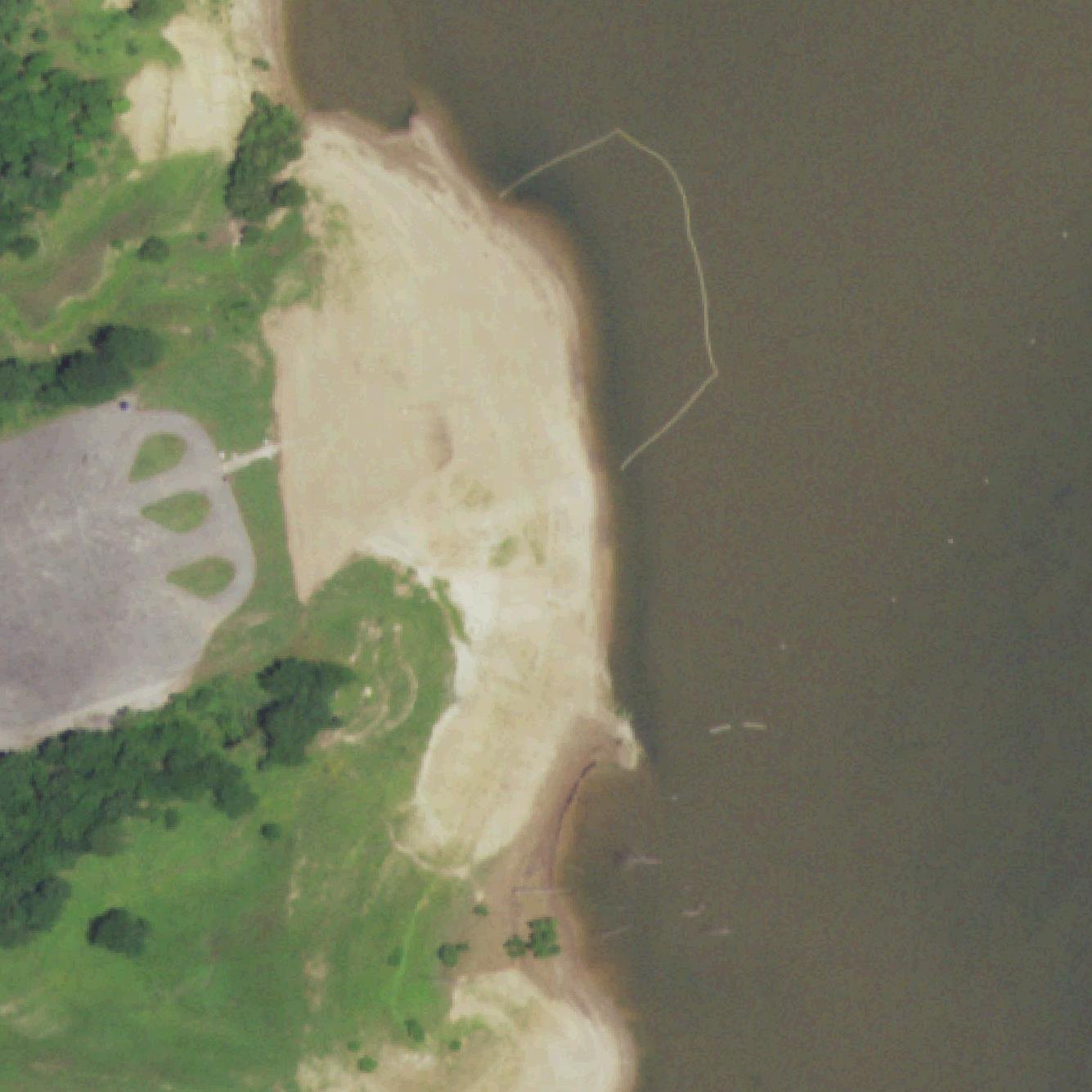 Aerial map of HWY 107 Beach