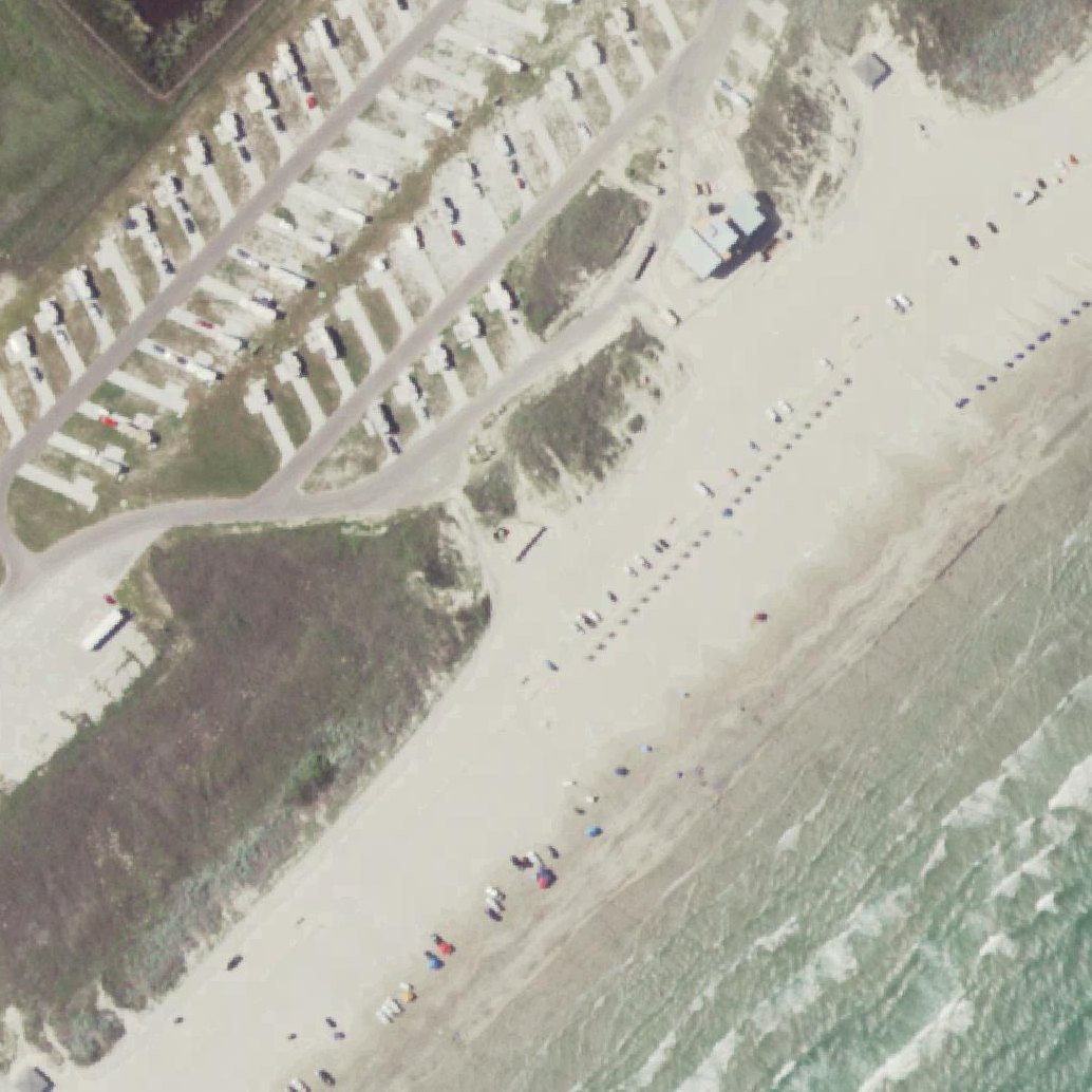 Aerial map of I. B. Magee Beach Park