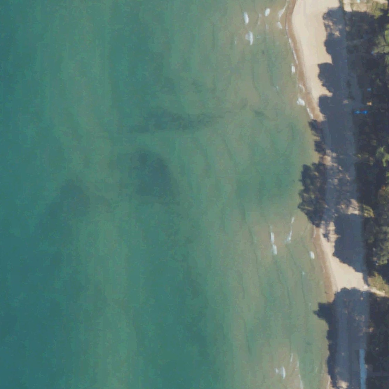 Aerial map of Idlewood Beach