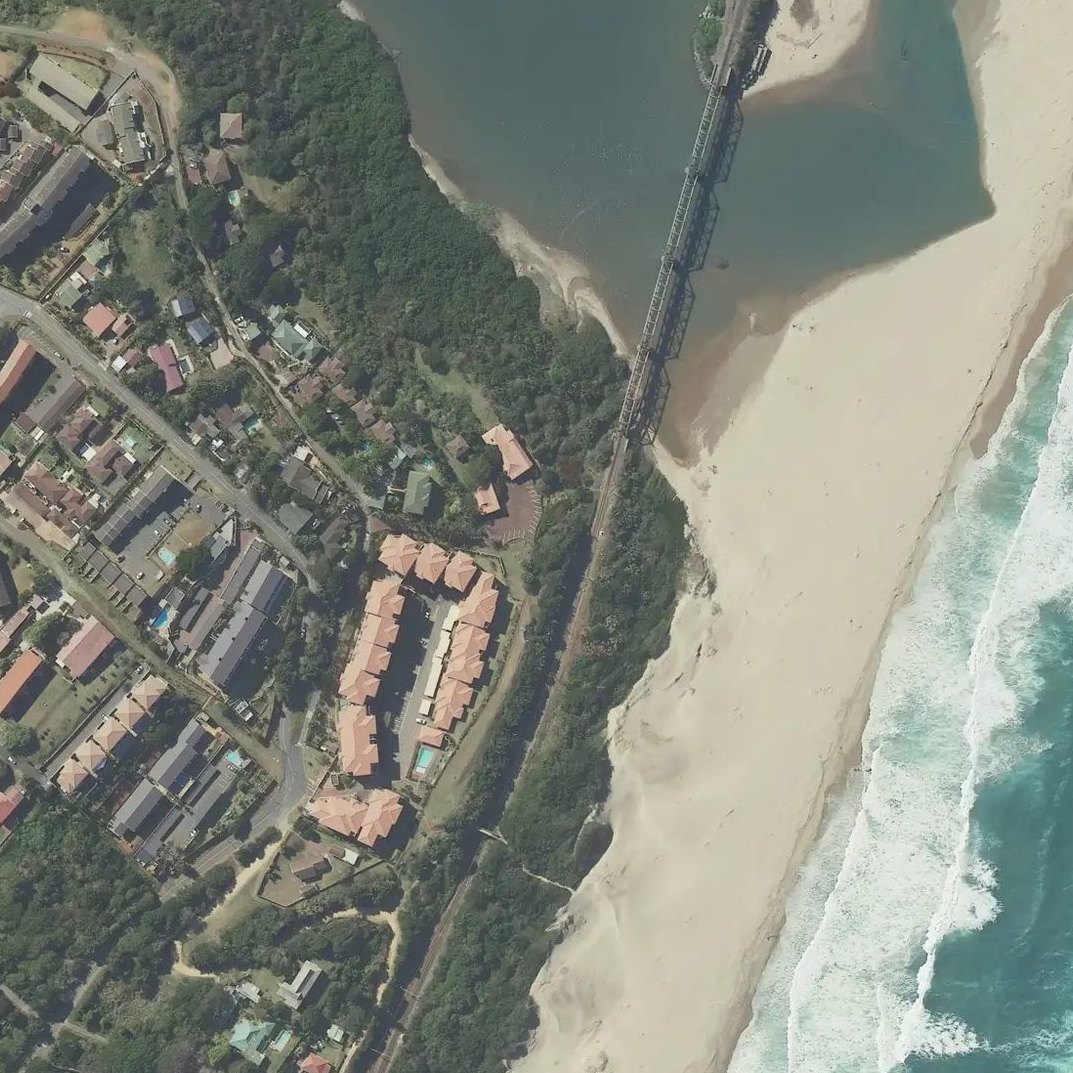 Aerial map of Illovo Beach