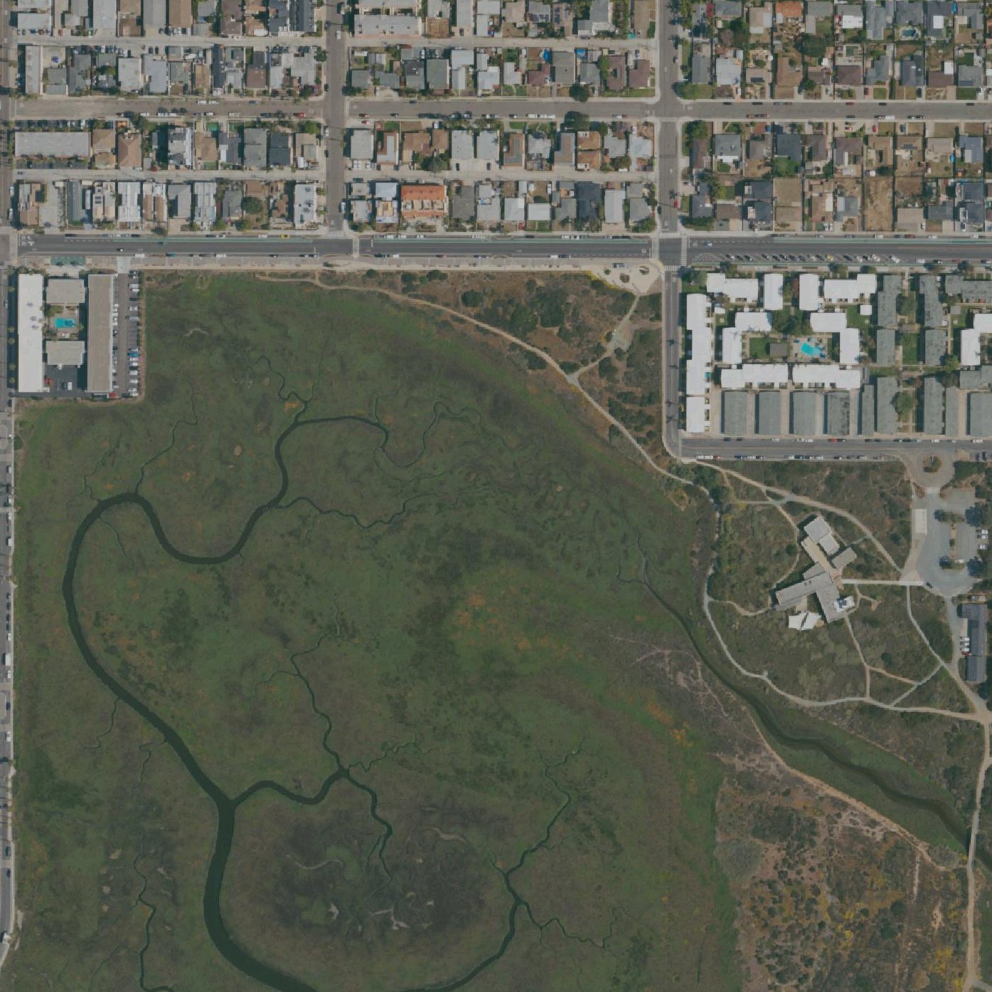 Aerial map of Imperial Beach Sports Park