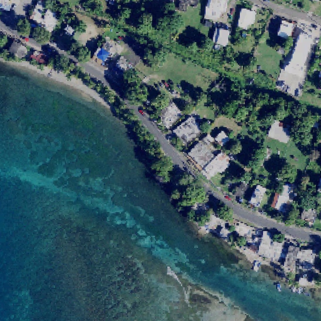 Aerial map of Inches Beach