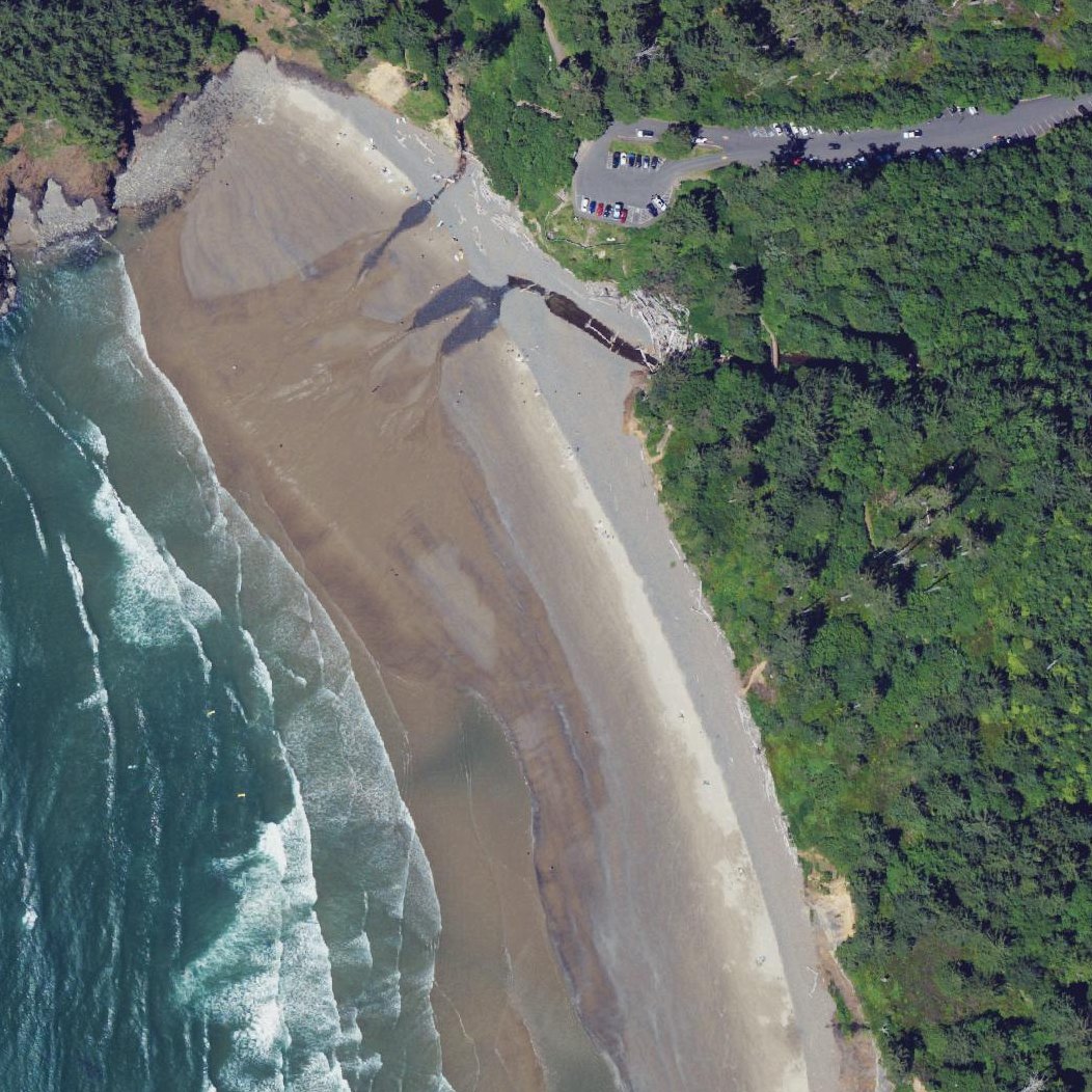 Aerial map of Indian Beach