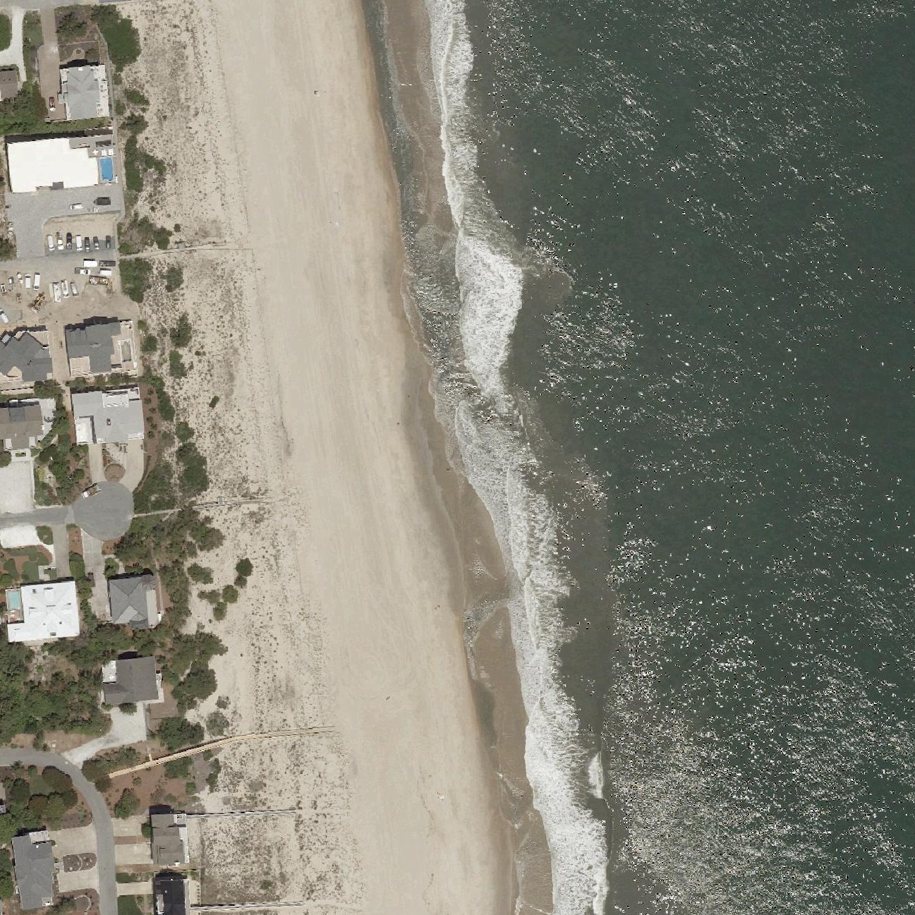 Aerial map of Indian Beach