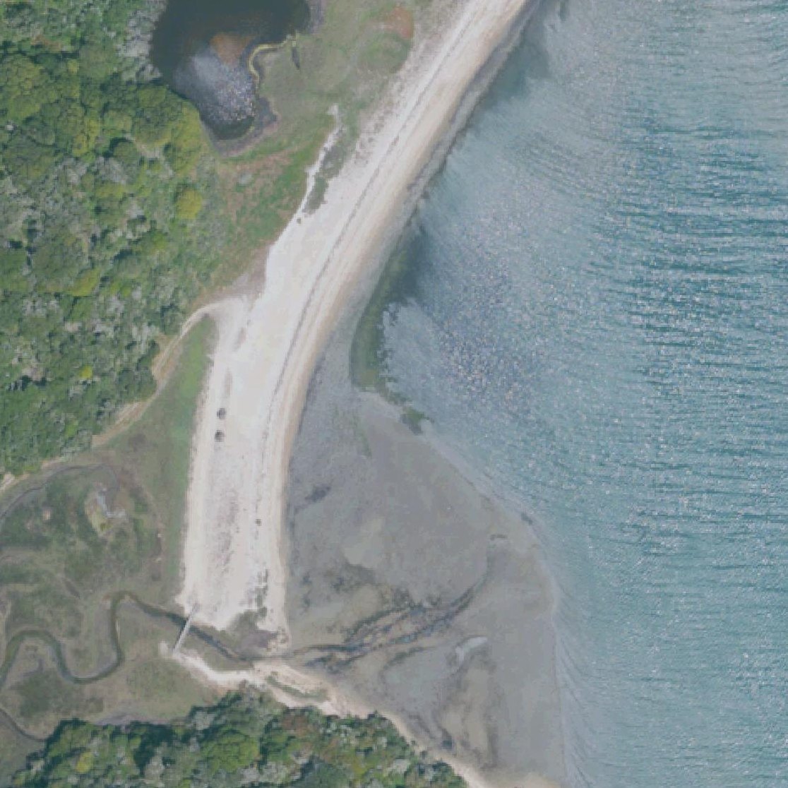 Aerial map of Indian Beach