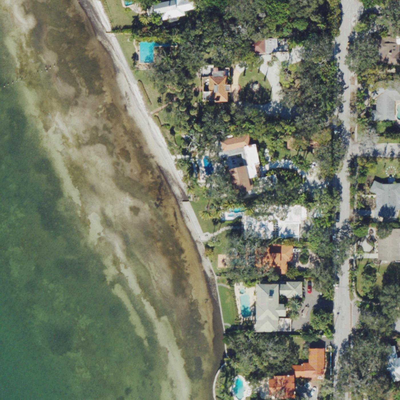 Aerial map of Indian Beach