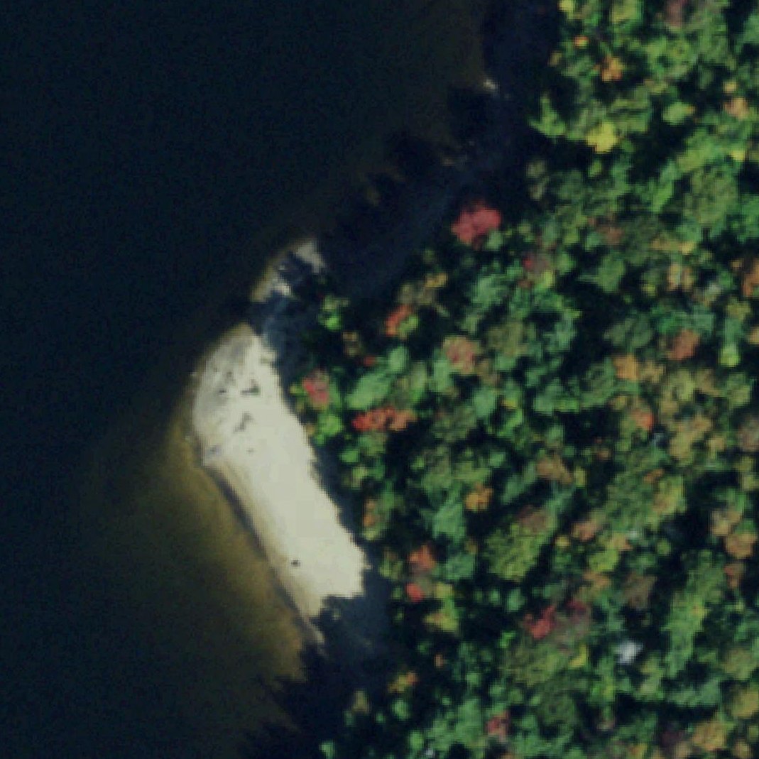 Aerial map of Indian Lake Day Use Area