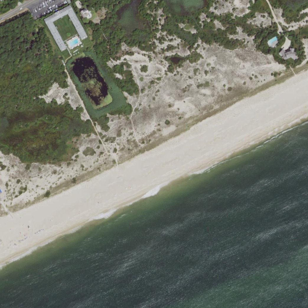 Aerial map of Indian Wells Beach