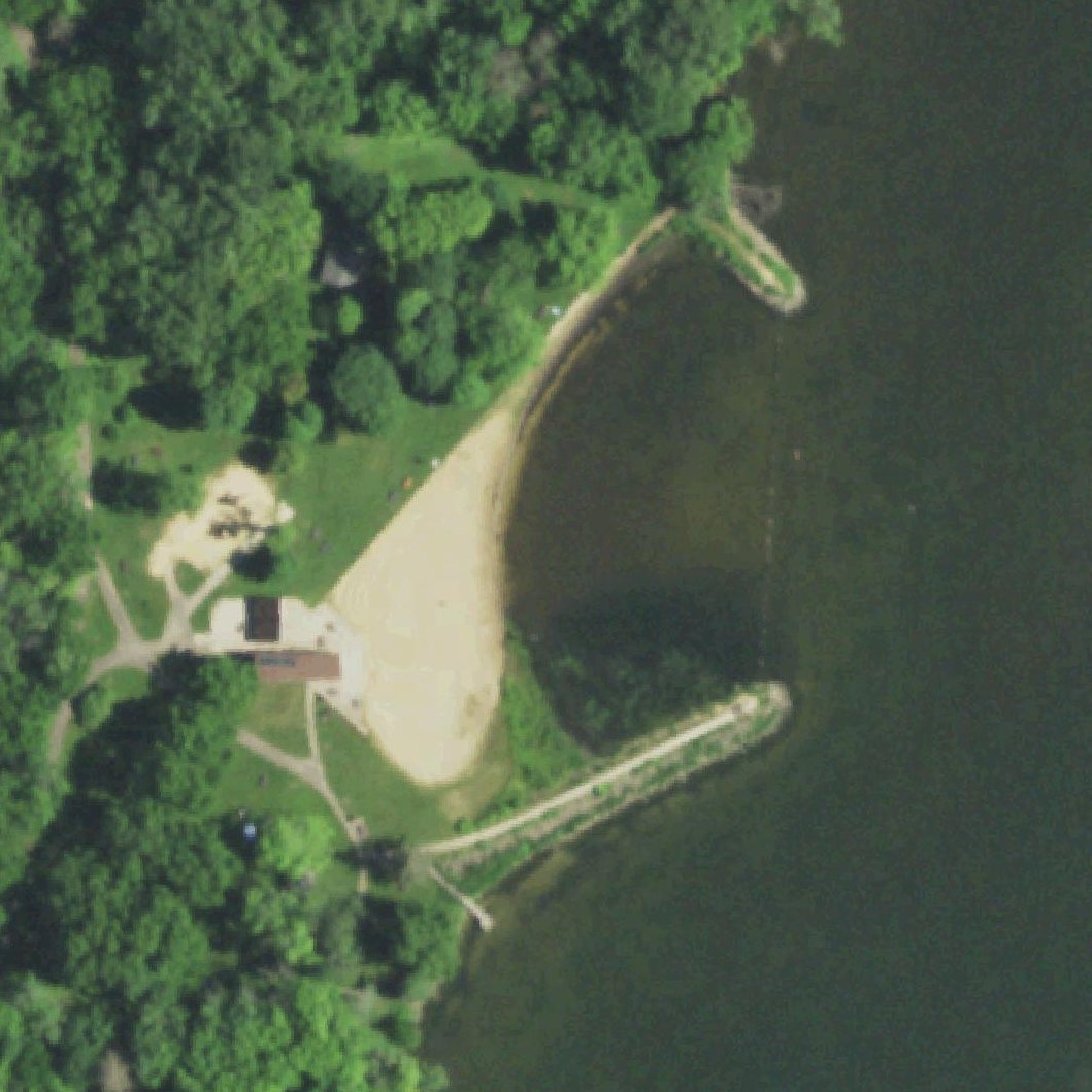 Aerial map of Indianola Beach