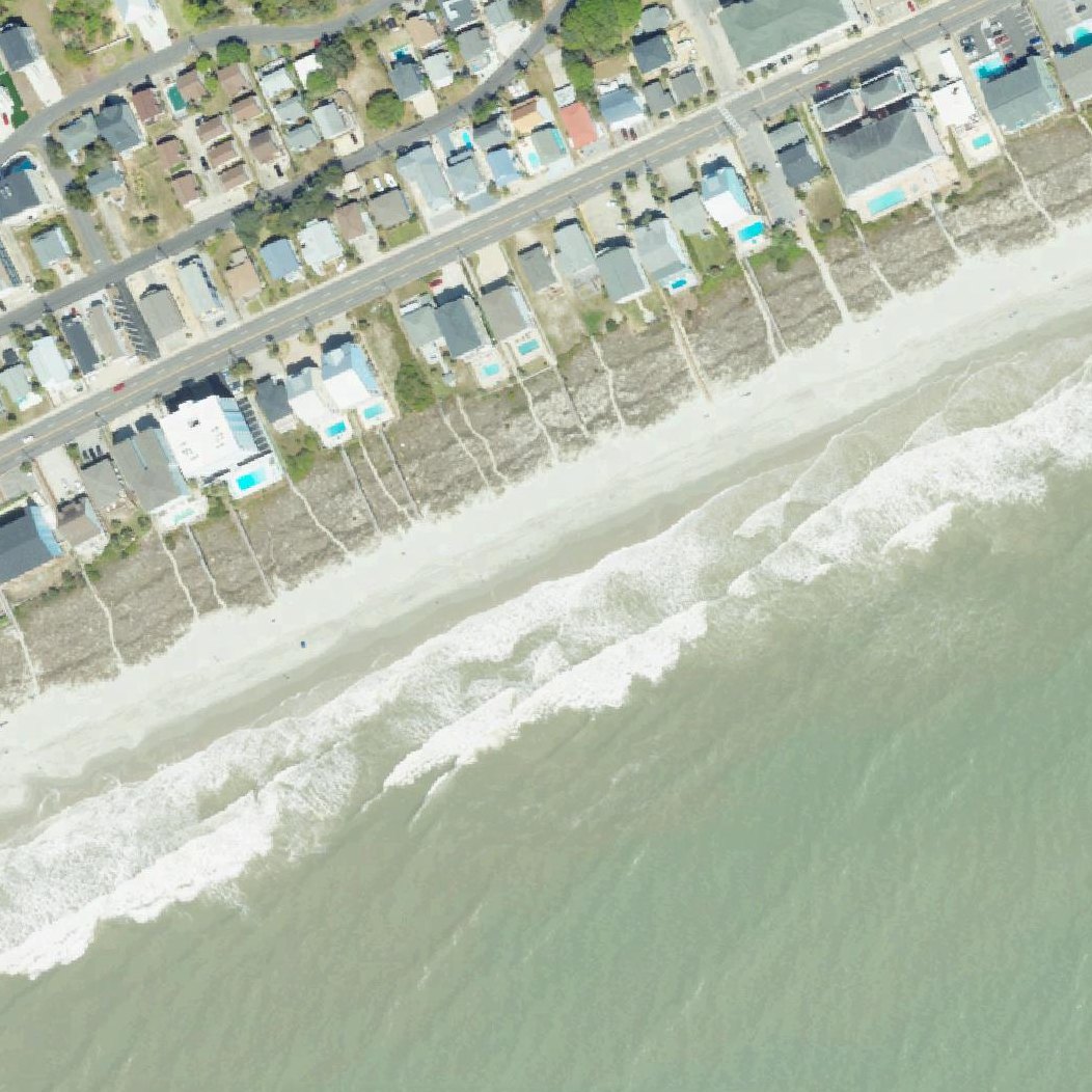 Aerial map of Ingram Beach