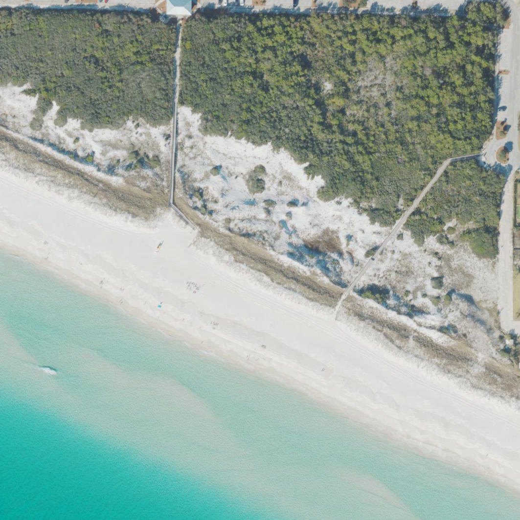Aerial map of Inlet Beach Regional Access