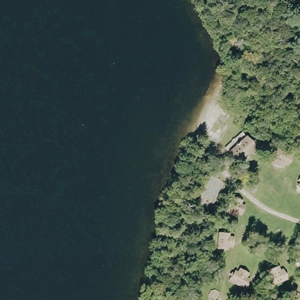 Aerial map of Iroquis Waterfront