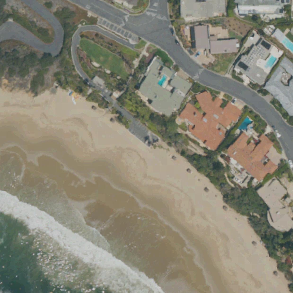 Aerial map of Irvine Cove Beach