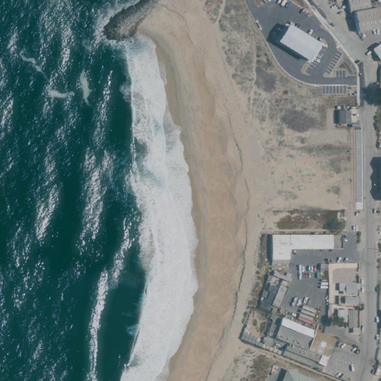 Aerial map of Island Beach