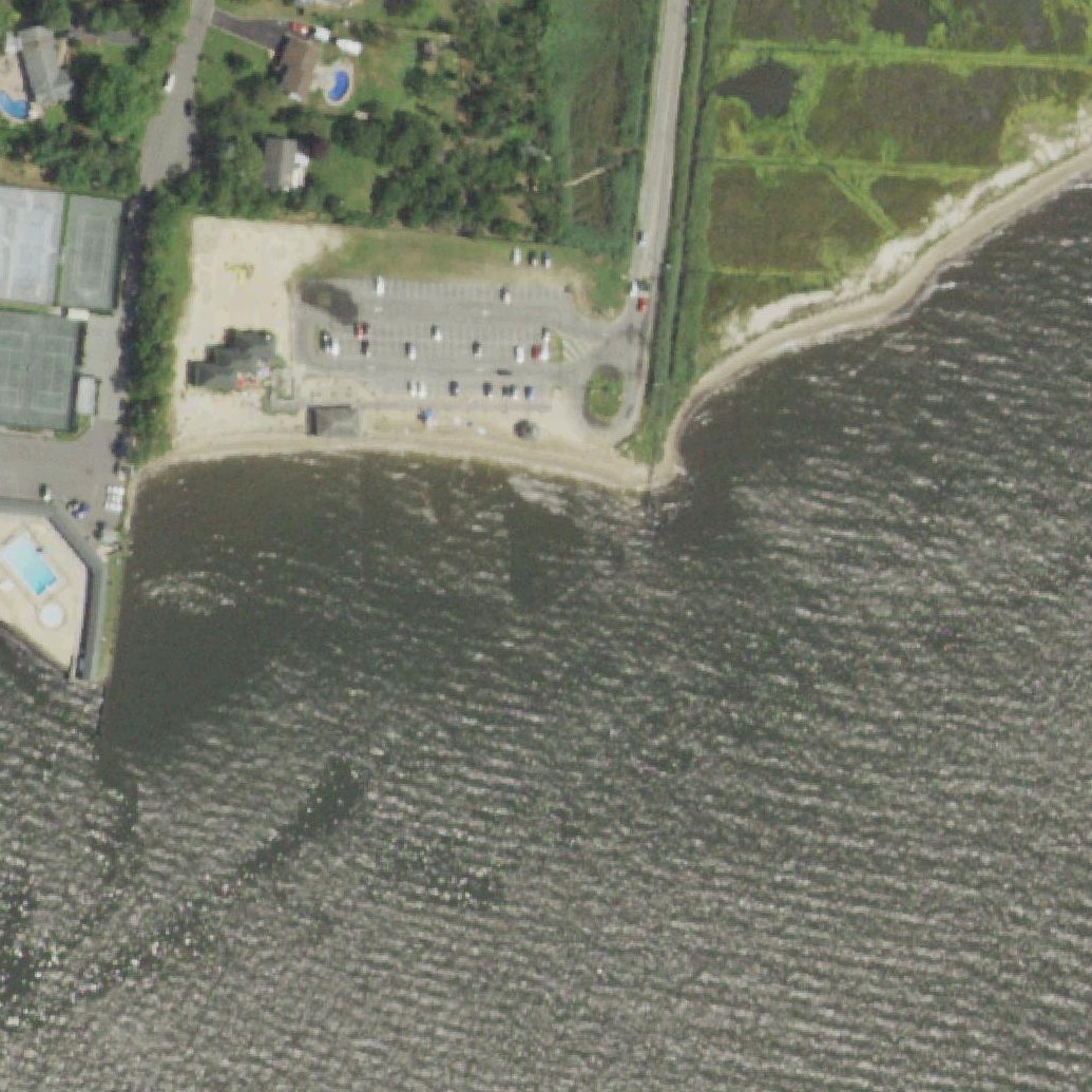 Aerial map of Islip Beach