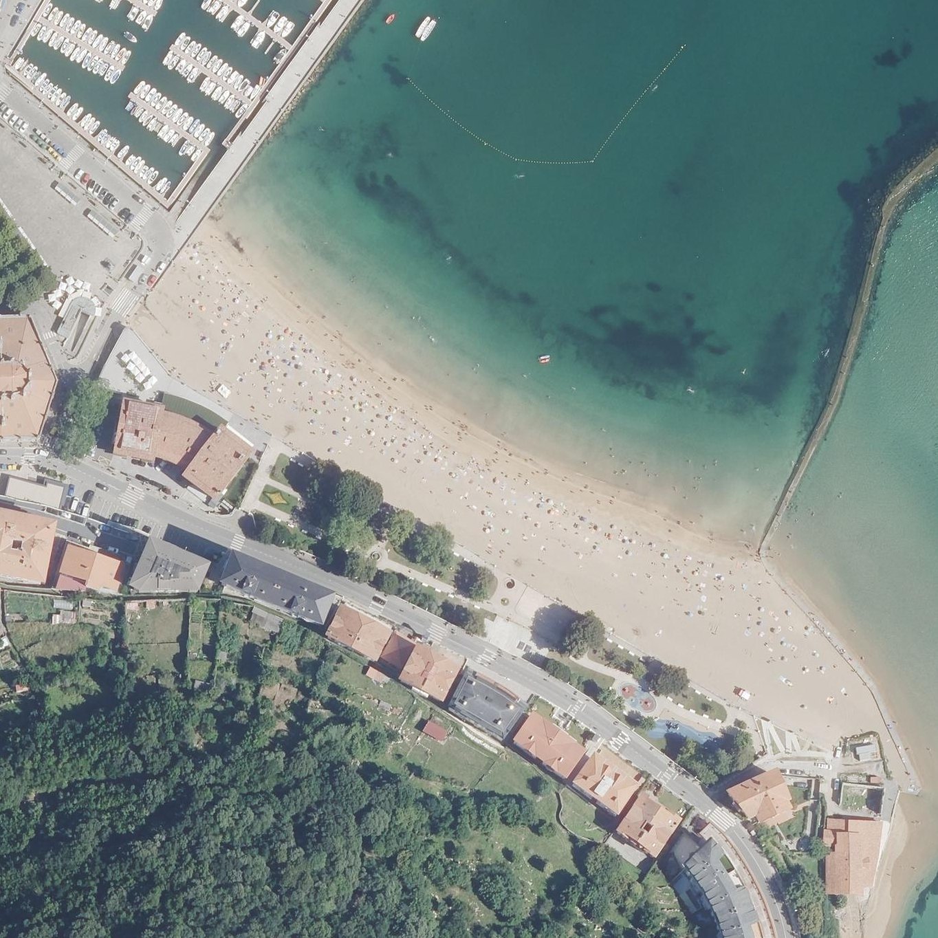 Aerial map of Isuntza