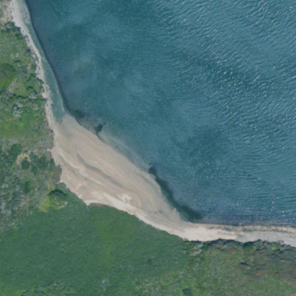 Aerial map of Jacks Beach