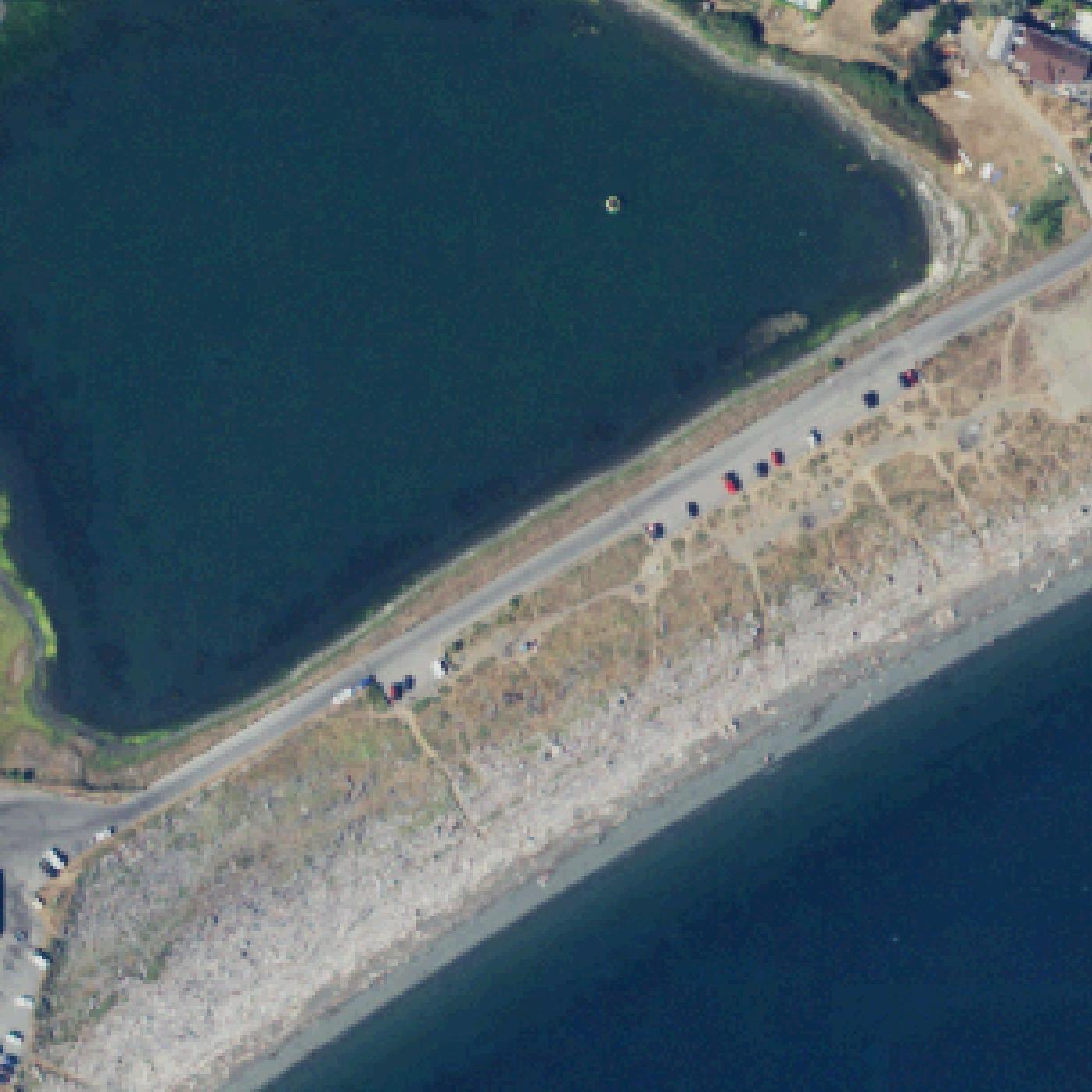 Aerial map of Jackson Beach Park