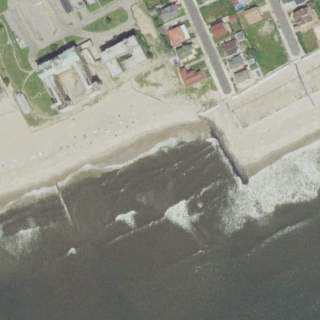 Aerial map of Jacob Riis Park Beach 1