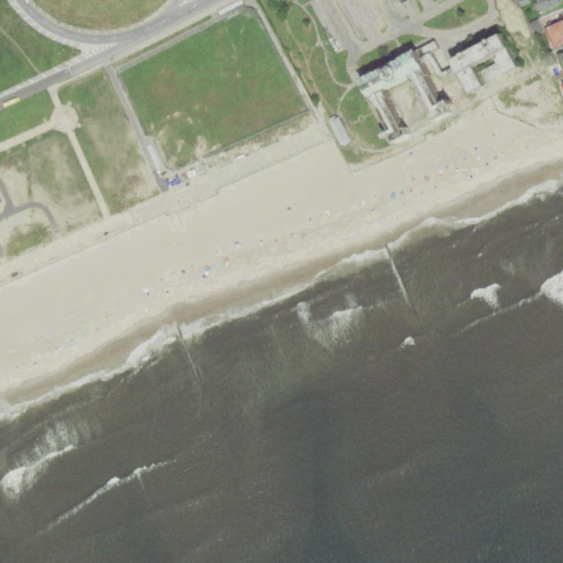 Aerial map of Jacob Riis Park Beach 2