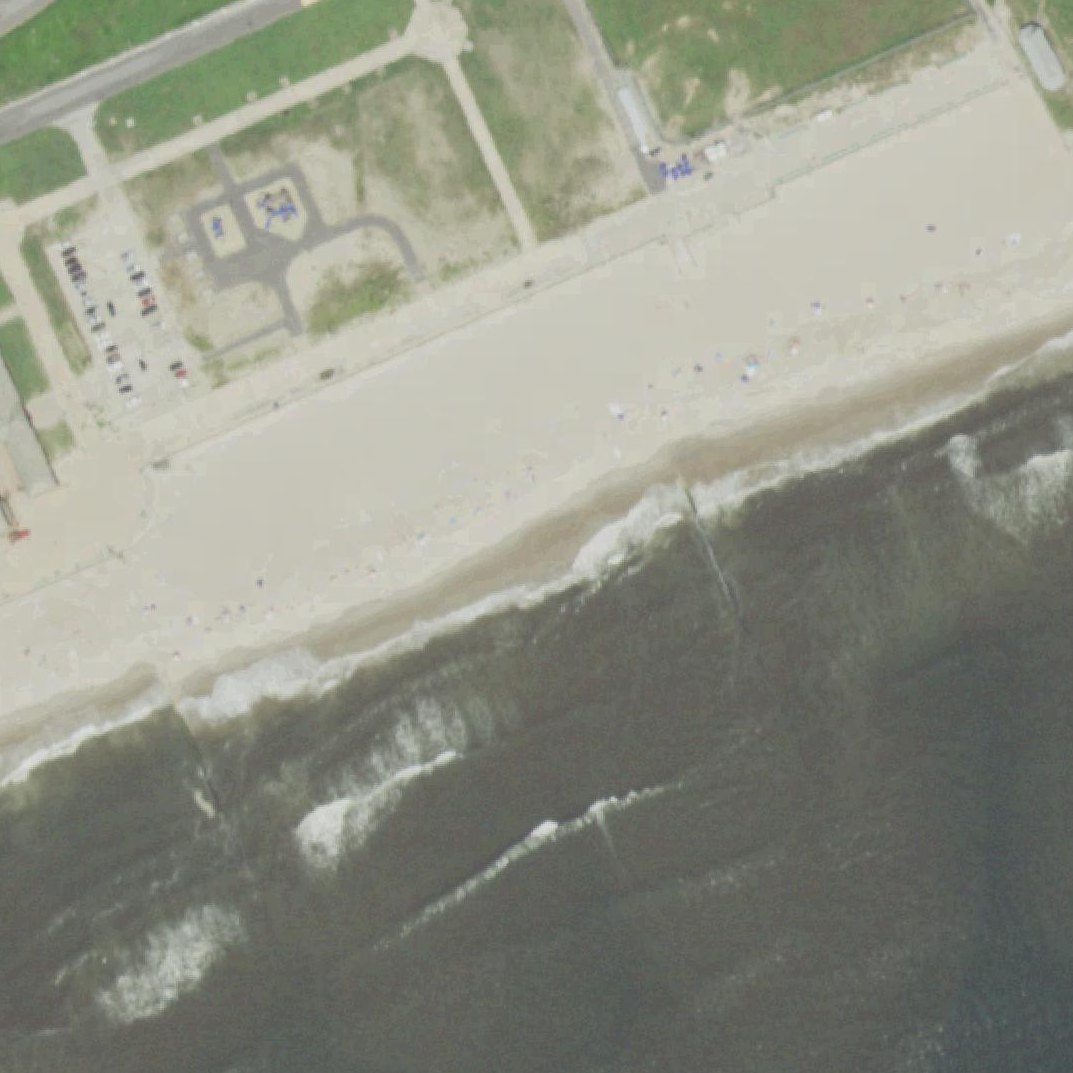 Aerial map of Jacob Riis Park Beach 3