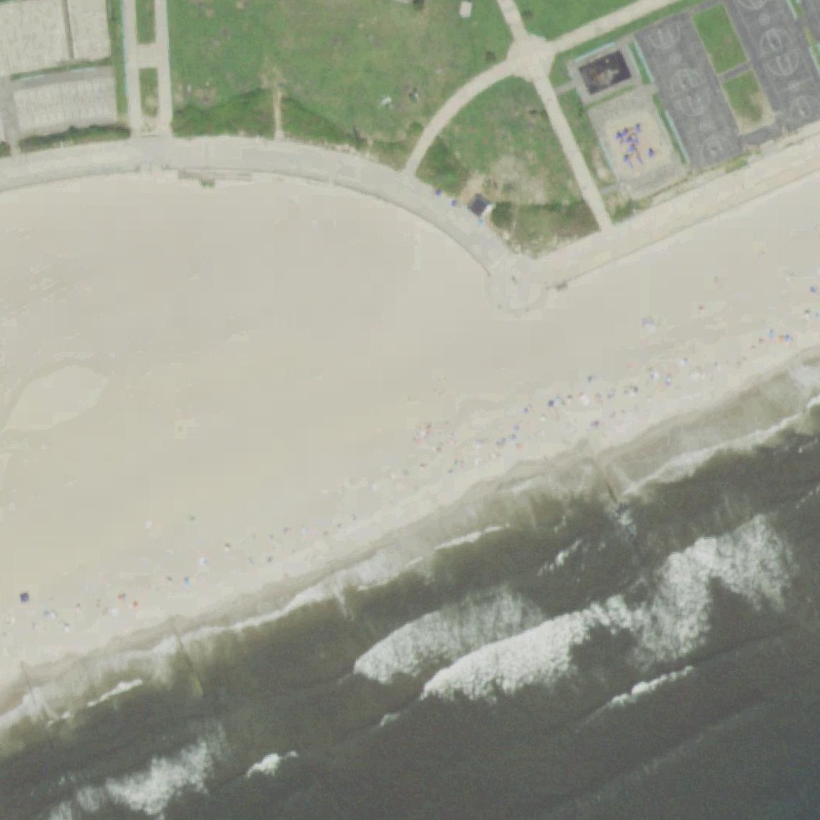 Aerial map of Jacob Riis Park Beach 6