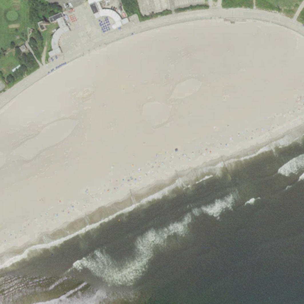 Aerial map of Jacob Riis Park Beach 9