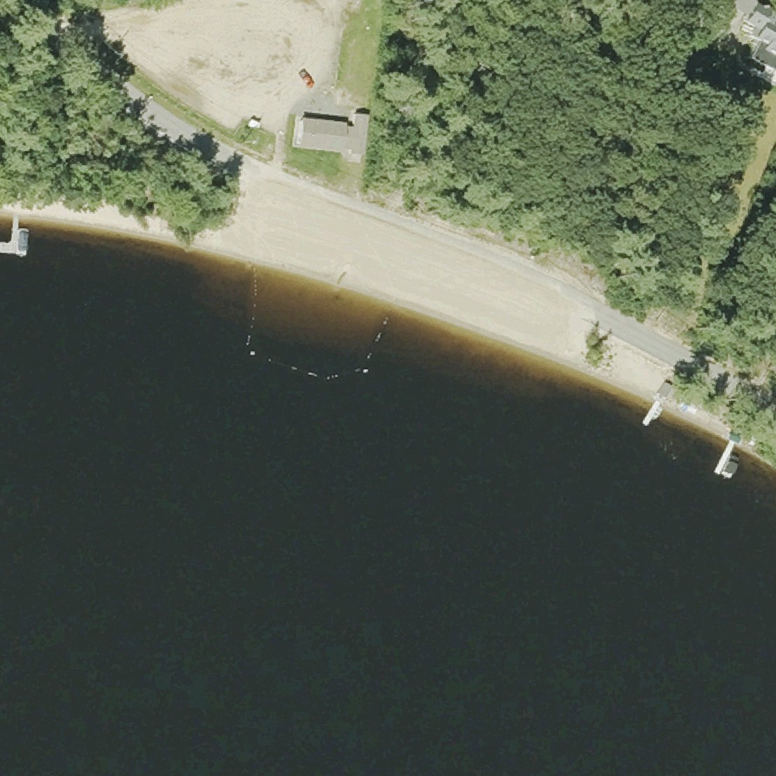 Aerial map of Jaffrey Public Beach