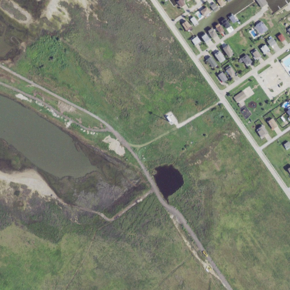 Aerial map of Jamaica Beach City Park