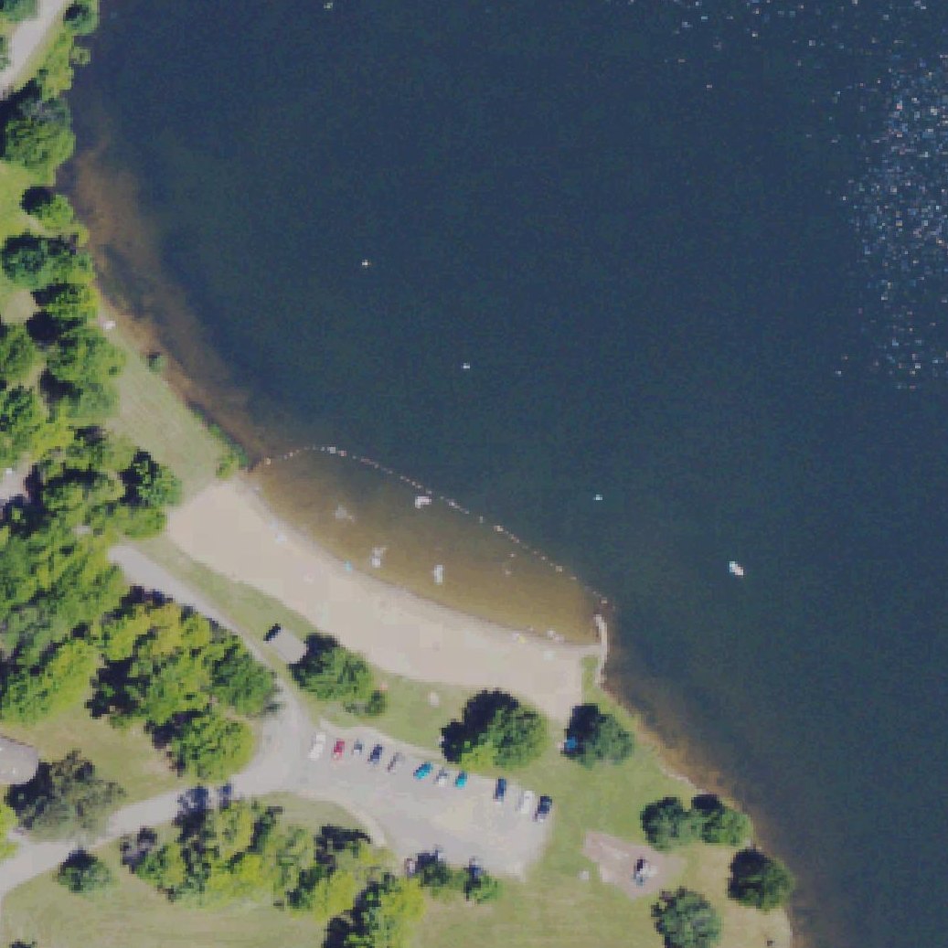 Aerial map of Jamestown Beach #2