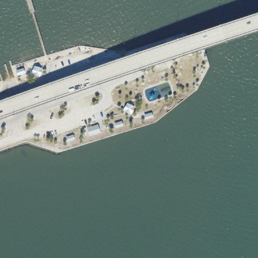 Aerial map of Jensen Beach Causeway Park