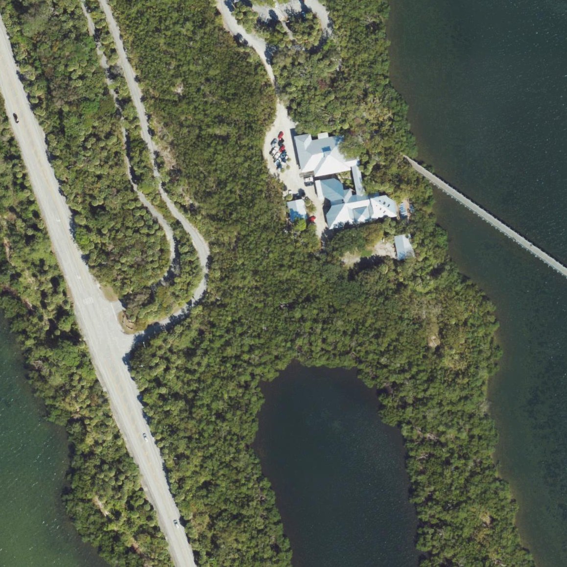 Aerial map of John D. MacArthur Beach State Park