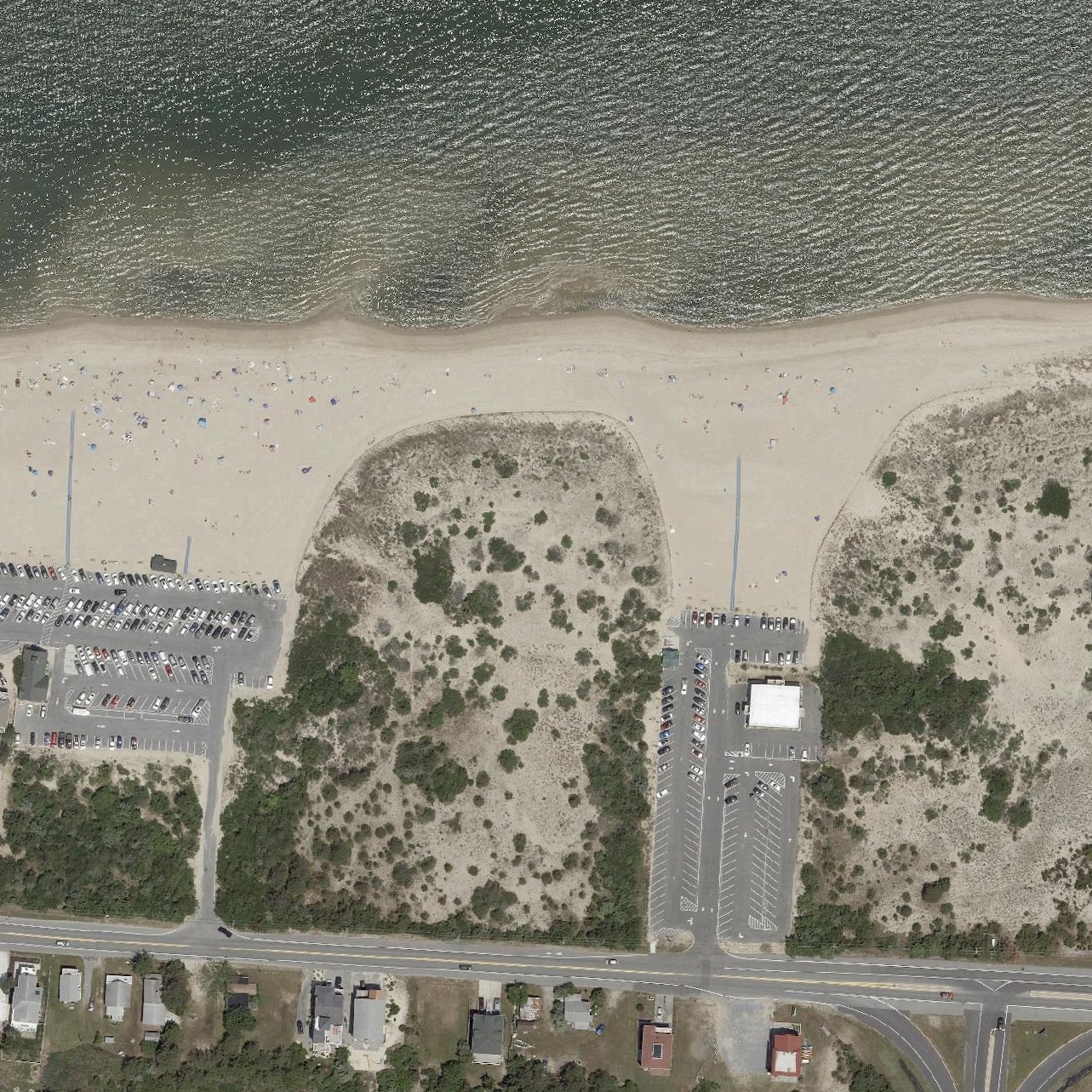 Aerial map of Johnnie Walker Beach